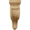 Ekena Millwork 3 1/2"W x 7 1/4"D x 11"H Hollow Back Corbel, Cherry COR03X07X11HACH - alternate 4